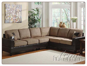 Acme Furniture Easy Rider / Espresso Bycast Sofa 2 Piece 15300 Set