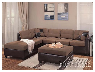 Acme Furniture Saddle Easy Rider and Espresso Bycast PU Sofa 2 Piece 10105 Set