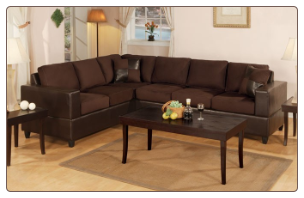 F7631- 2-Pcs Sectional Sofa