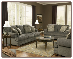 PARCAL ESTATES Contemporary  Living Room Sofa  Set with Accent Pillows by Signature  Ashley