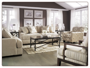 Pia - Linen Contemporary  Living Room Set  by Ashley Millennium
