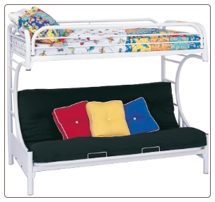 Fordham C Style Twin Over Full Futon Bunk Bed by Coaster