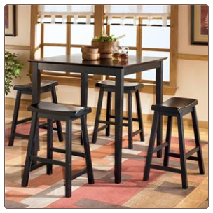 Conrad  Dinette with Rectangular Extension Table Signature Design by Ashley Furniture