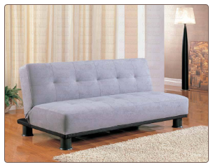 Gray Microfiber Sofa Bed by Coaster - 300164