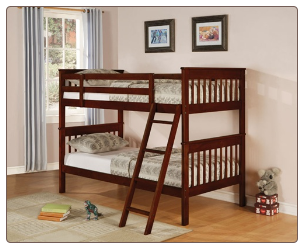 Parker Twin Slat Bunk Bed by Coaster