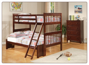 Parker Twin Over Full Slat Bunk Bed by Coaster