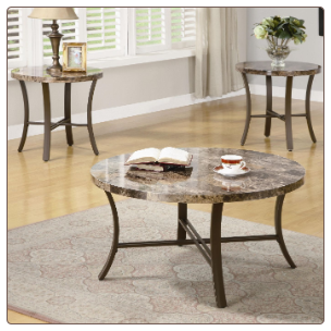 3 Piece Occasional Table Sets Coffee Table and End Table Set by Coaster