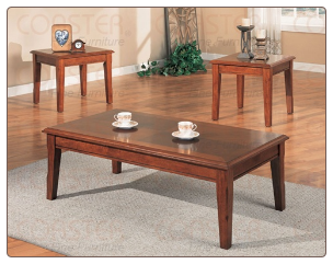 3 Piece Cherry Occasional Table Set
