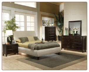 Phoenix Fabric Platform Bed - 300369 - Coaster Furniture