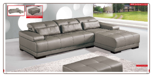 ESF  - Bianca Leather Sectional by ESF
