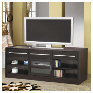 TV Stands Contemporary TV Console with CONNECT-IT Power Drawer by Coaster