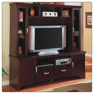Wall Units Contemporary Entertainment Wall Unit by Coaster
