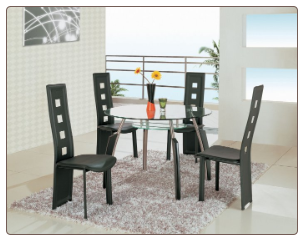 Global Furniture A08DT-BL Dining Table Set