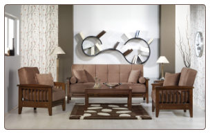 Vera 3 Pcs Living Room Set in Obsession Truffle (Sofa and 2 Chairs) - Sunset Furniture-Istikbal
