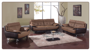 A159 Living Room Set - Tan/Brown - Global Furniture