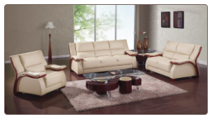 A167 Living Room Set - Cappuccino - Global Furniture