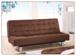 SB010 Sleeper Sofa - Brown Microfiber - Global Furniture