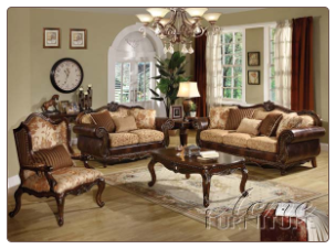 Remington Acme Furniture 2 PCS Living Room Top bonded Leather 50155SET