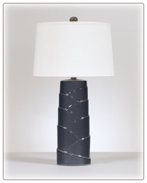 Signature Design by Ashley - Table Lamp in Multi Gray (Set of 2)