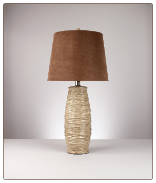 Famous Brand Lamps | Haldis Set of 2 Table Lamps Textured Beige Ceramic L136534 by Signature Design by Ashley