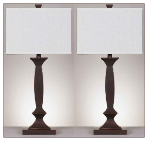 Natane Poly Floor Lamp (Set of 2)by Signature Design by Ashley