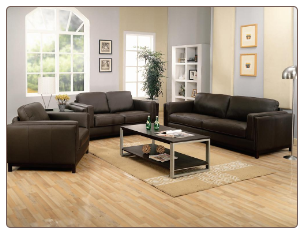 Metro Brown Living Room Set - Coaster Furniture