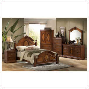 Richardson 6 Piece Bedroom Set in Rich Caramel Finish by Coaster - 200481