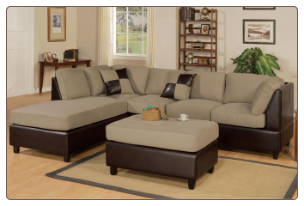 F7617 - Reversible Sectional Sofa Set