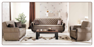 Argos Terapy Light Brown Living Room Set - Sunset Furniture - Istikbal