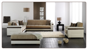 Natural  2 Pcs Convertible Sectional Sofa Set in Light Brown- Sunset Furniture-Istikbal