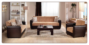 Madiosn 2 Pcs Living Room Set in Mustard (Sofa and Loveseat) - Sunset Furniture-Istikbal