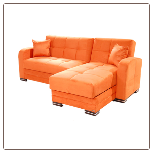 Kubo Orange Sectional Sofa - Sunset Furniture - Istikbal