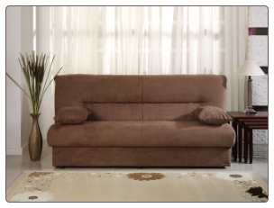 Regata Sofa Bed in Rainbow Obsession Truffle - Sunset Furniture-Istikbal