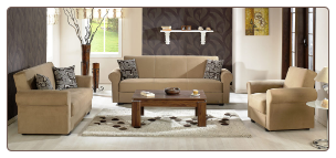 Elita S Rainbow Dark Beige Living Room Set - Sunset Furniture - Istikbal