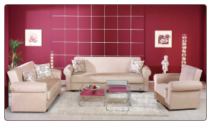 Elita Warm Rainbow Beige Living Room Set - Sunset Furniture - Istikbal
