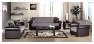 Enea Living Room Set  Collection - Rainbow Redeyef Brown - Istikbal - Sunset