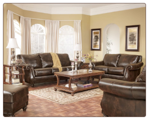 Lindale DuraBlend Antique Living Room Set  by Ashley Millennium