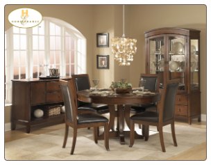 Avalon Collection - Round Dining Set