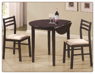 Casual 3 Piece Table & Chair Set