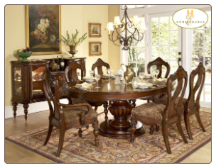 Prenzo Collection - Round/Oval Dining Table  Set