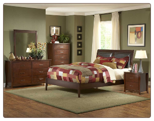 Rivera Bedroom Set w/ Upholstered Bed