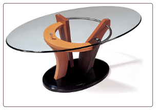 Round Glass Coffe Table Set "5443" By Global Furniture USA