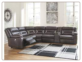 CASUAL CONTEMPORARY POWER RECLINING SECTIONAL Kincord Collection by Signature