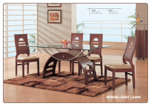 Dining Room Set "63DT" By Global Furniture