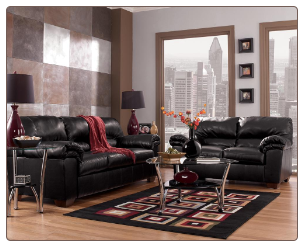 Commando Black - Living Room Set Signature Design by Ashley Furniture