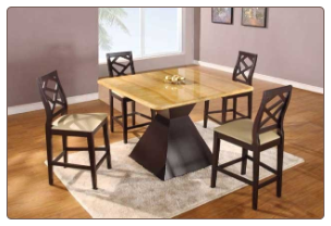 Marbled Top GL-7020 Bar Room Table Set By Global Furnither USA