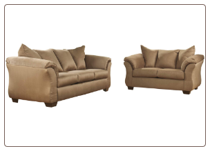 Ashley Darcy Sectional/ Living Room Set 2pcs