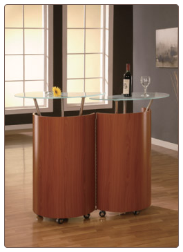 Bar Cabinet Cherry By Global Furniture
