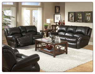 Philly Sofa Collection in Dark Brown - Homelegance