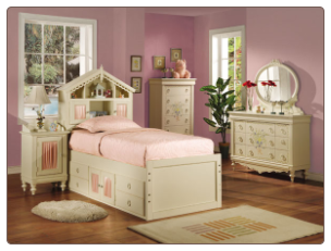 Doll House Twin Post Bed Collection